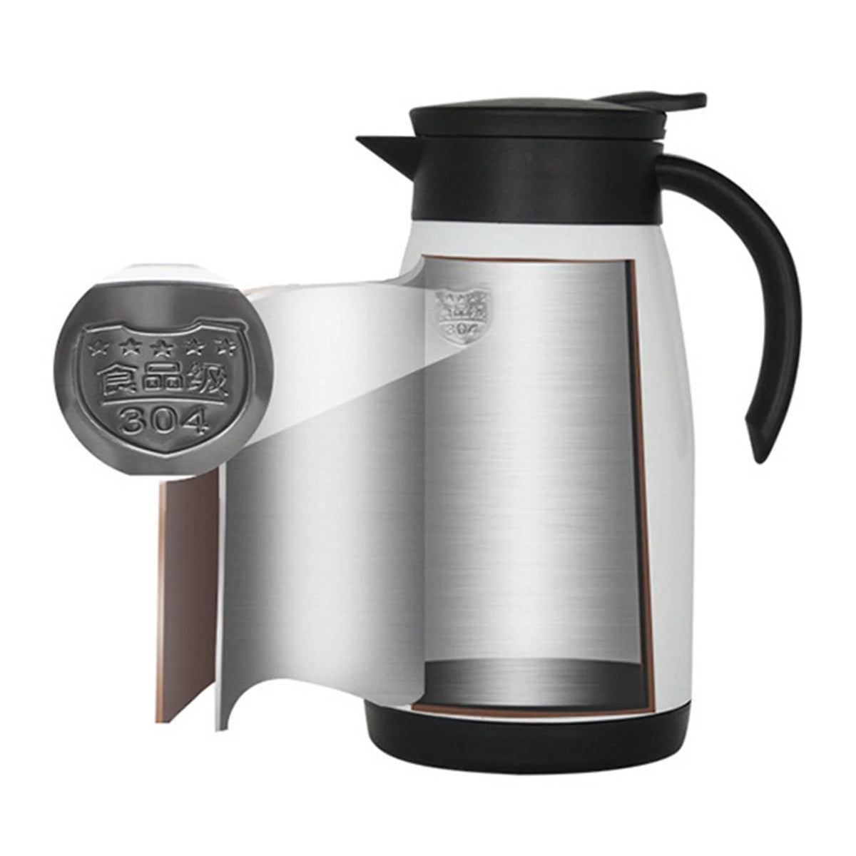 12V 24V Car Kettle Travel Portable Electric Water Boiler B511