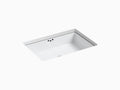 Undermount Bathroom Sink with Glazed Underside Y771