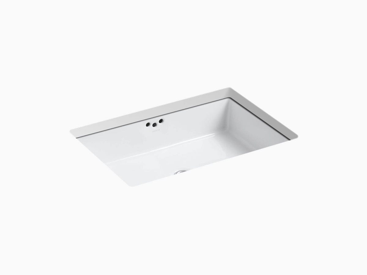 Undermount Bathroom Sink with Glazed Underside Y771