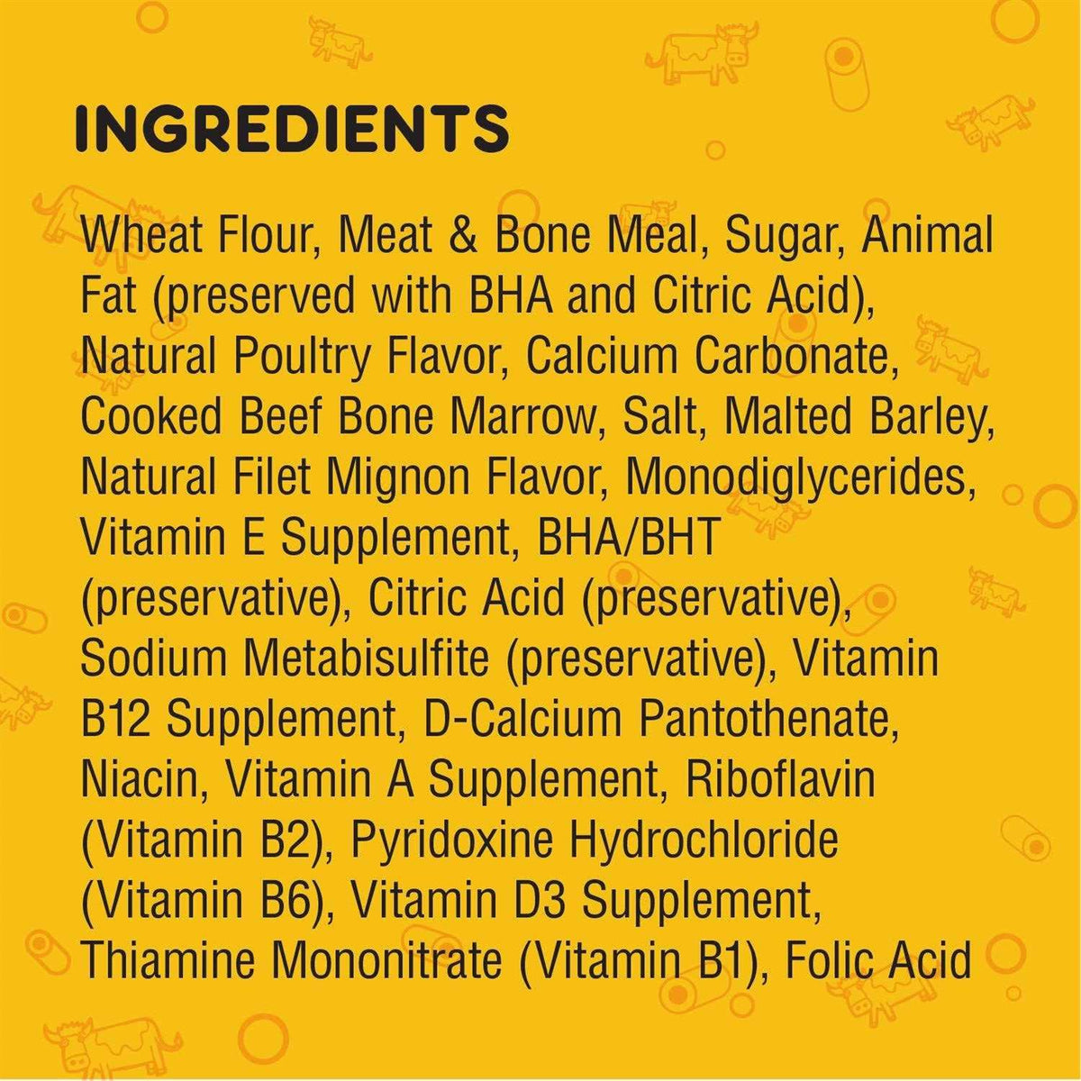Beef Flavor Dog Treats D664