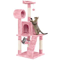 Plush Cat Tree Condo with Hammock Tunnel C649