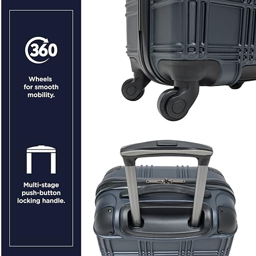 Charcoal 28-Inch 4-Wheel Spinner Travel Luggage Z266