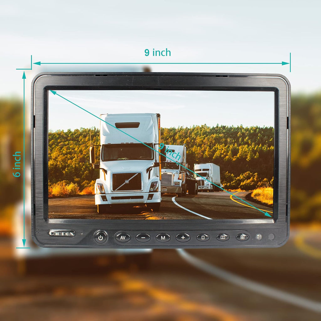 9 inch 1080P HD Backup Camera System with 4 Channel Input A446