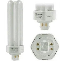 6-Pack 42-Watt Triple Tube Compact Fluorescent Light Bulb, 3000K, 3200 Lumens, 82 CRI, T4 Shape, 4-Pin GX24q-4 Base K35991