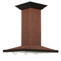 36 in. 400 CFM Convertible Island Mount Range Hood with LED Light E572