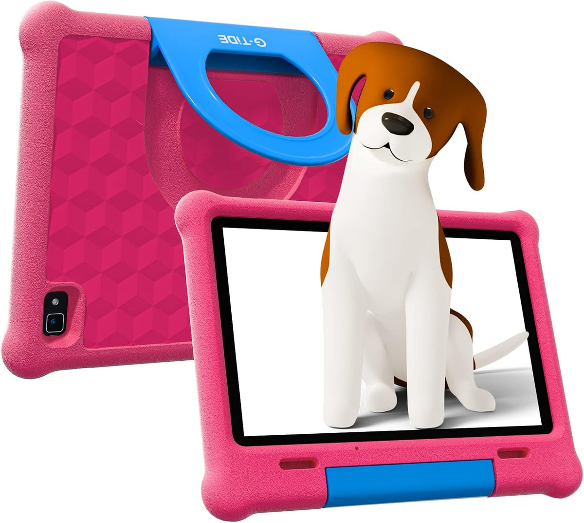 Pink Kids Tablet with Kid-Proof Case and Screen Protector L3327