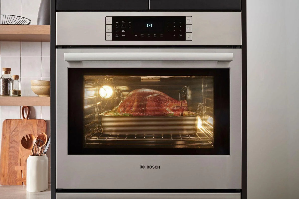 30 inch Stainless Steel Single Electric Convection Wall Oven F97609