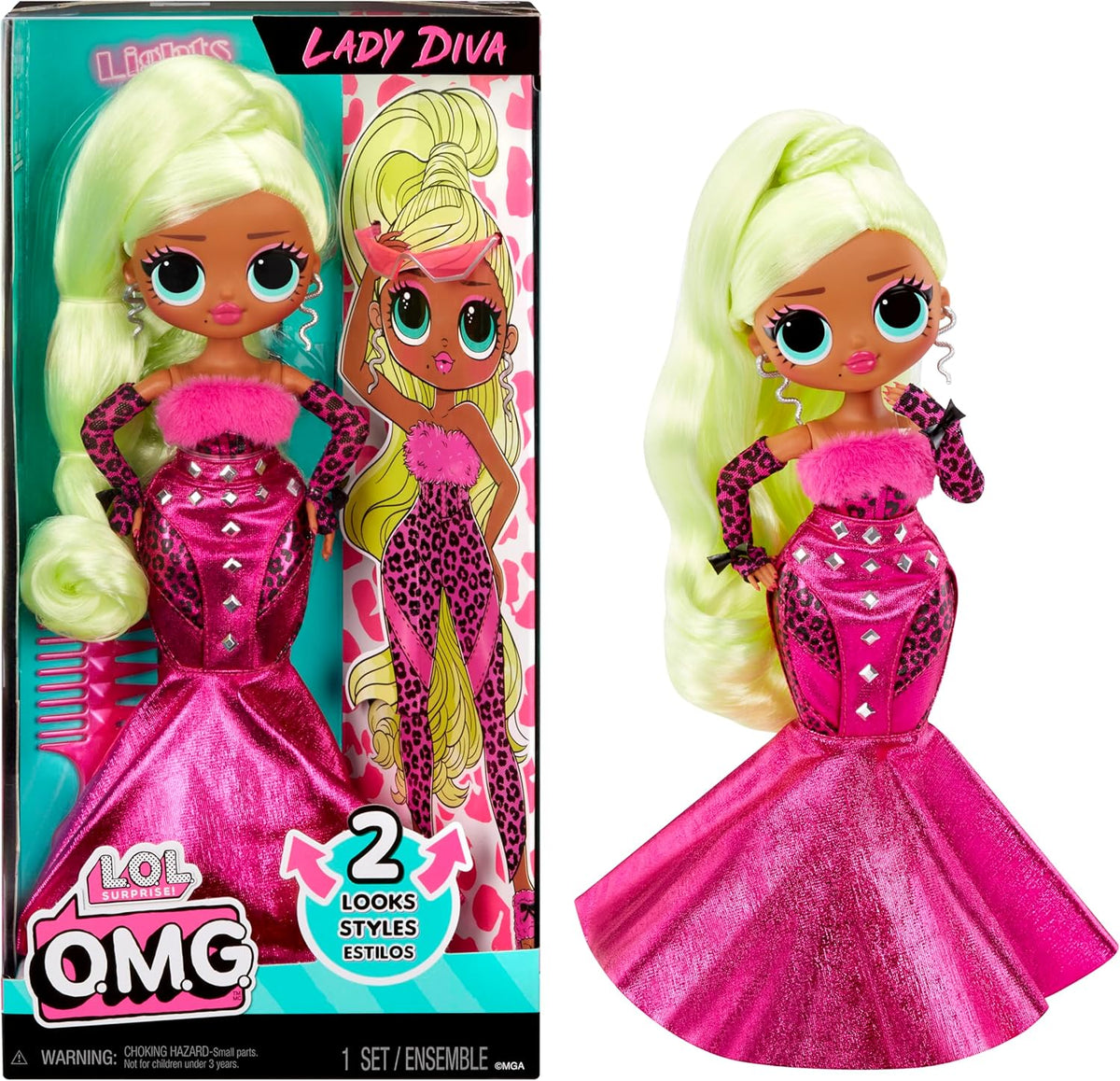 Fashion Doll with Transforming Fashions and Accessories G587