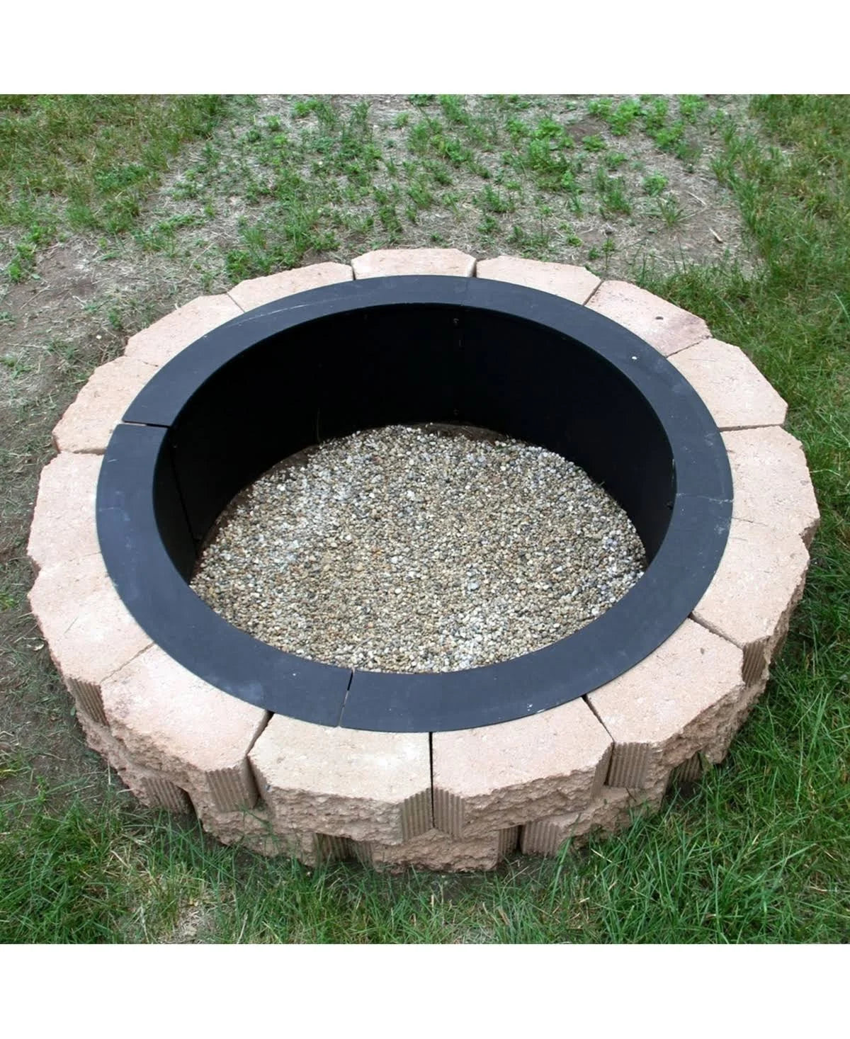 27 Inch Diameter Steel Fire Pit Ring Liner Z66941