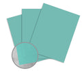Antique Vellum Aqua Card Stock - 8 1/2 x 11 in 80 lb Cover 100 per Package T818