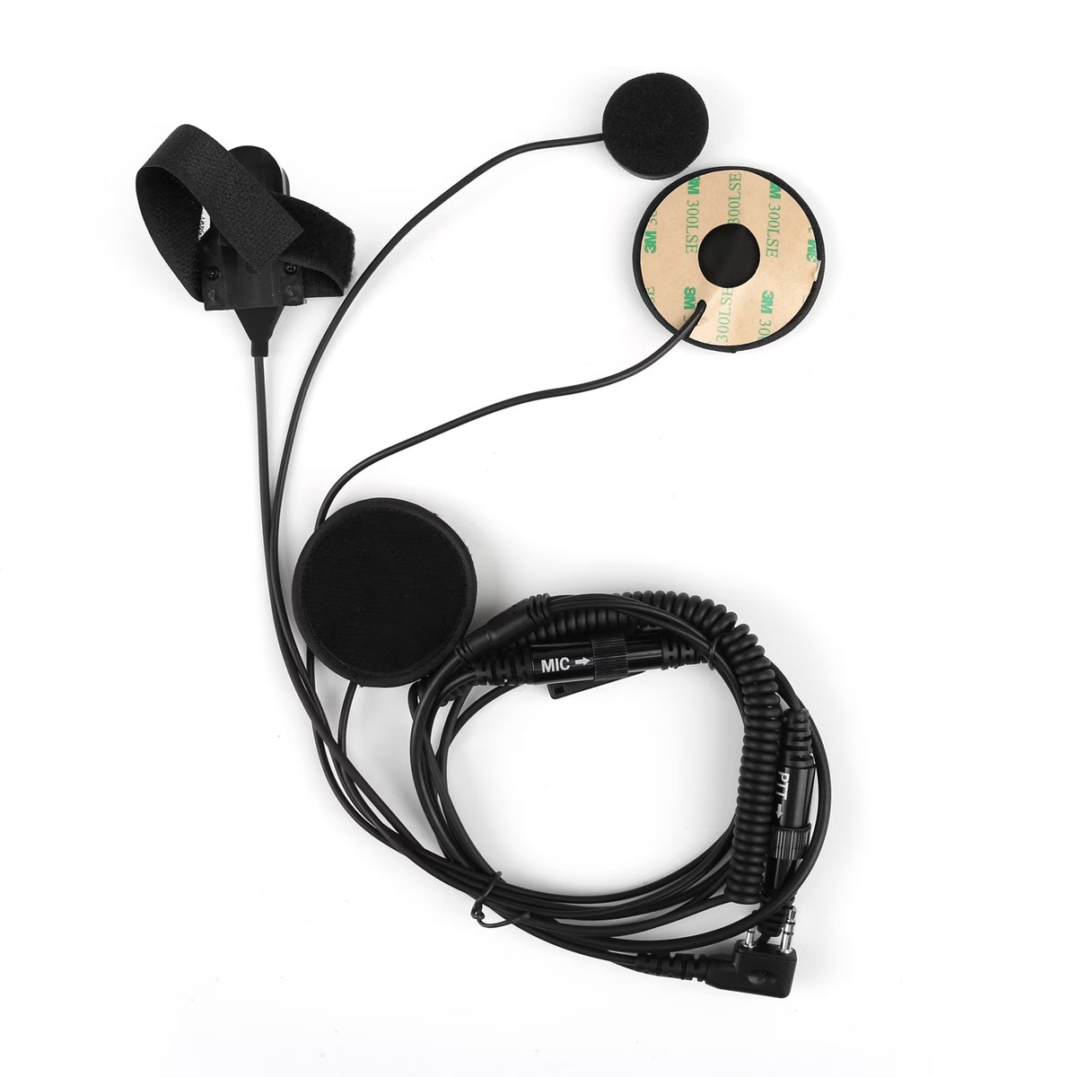 Tactical Motorcycle Helmet Headset PTT for Two Way Radio E571