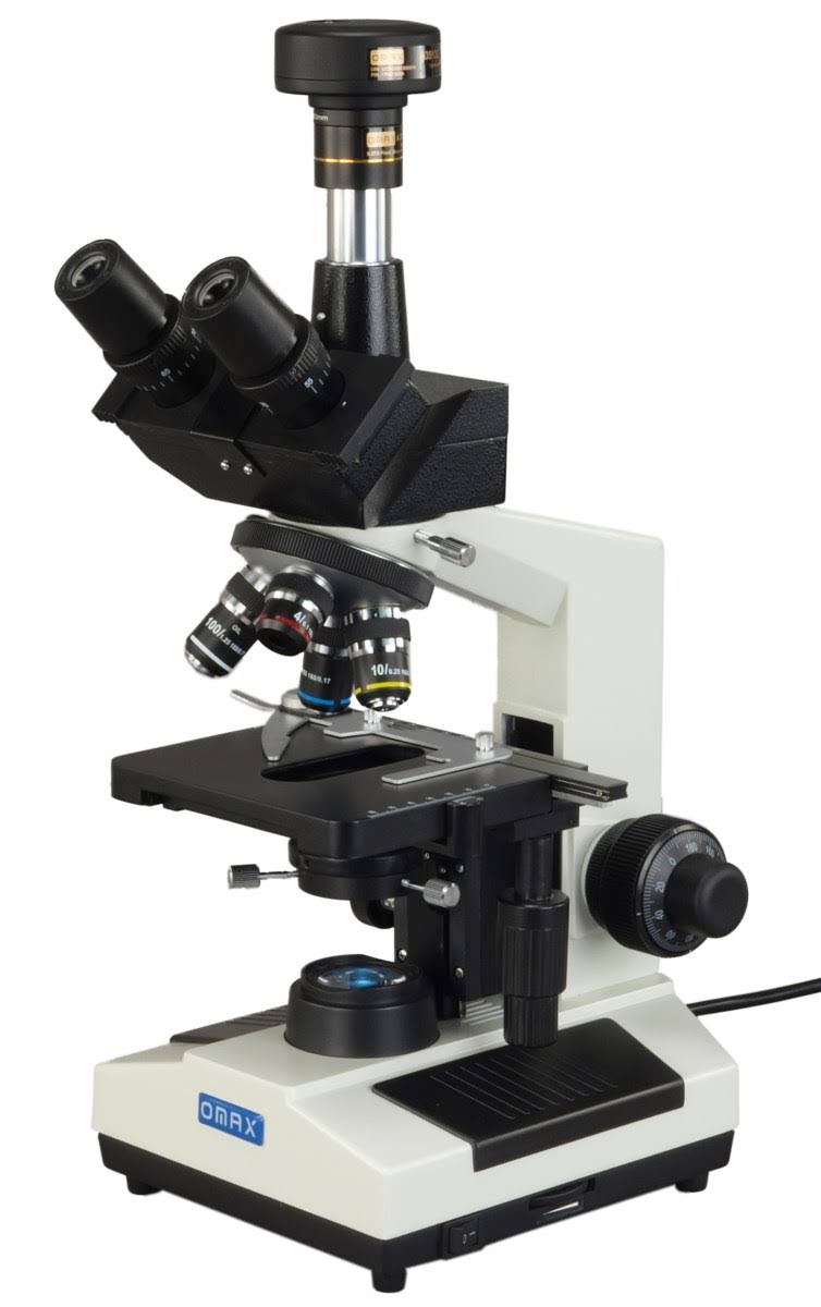 40X-2000X Trinocular Compound LED Microscope with 3MP USB Digital Camera M451