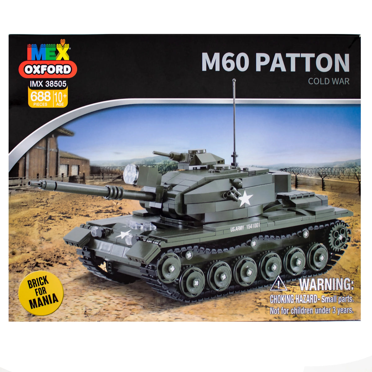 688 Pieces U.S. Main Battle Tank Brick Building Set D30308