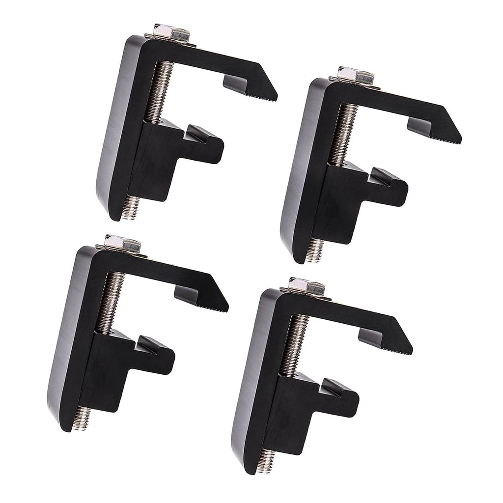 4 Pieces Water Resistant Metal Mounting Clamps for Camper Shell P28418