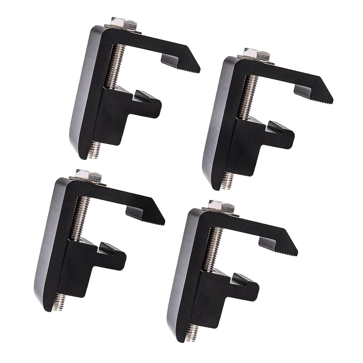 4 Pieces Water Resistant Metal Mounting Clamps for Camper Shell P28418