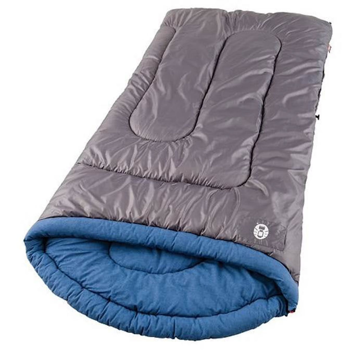 Grey 30-Degree Semi-Rectangular Adult Sleeping Bag B21015