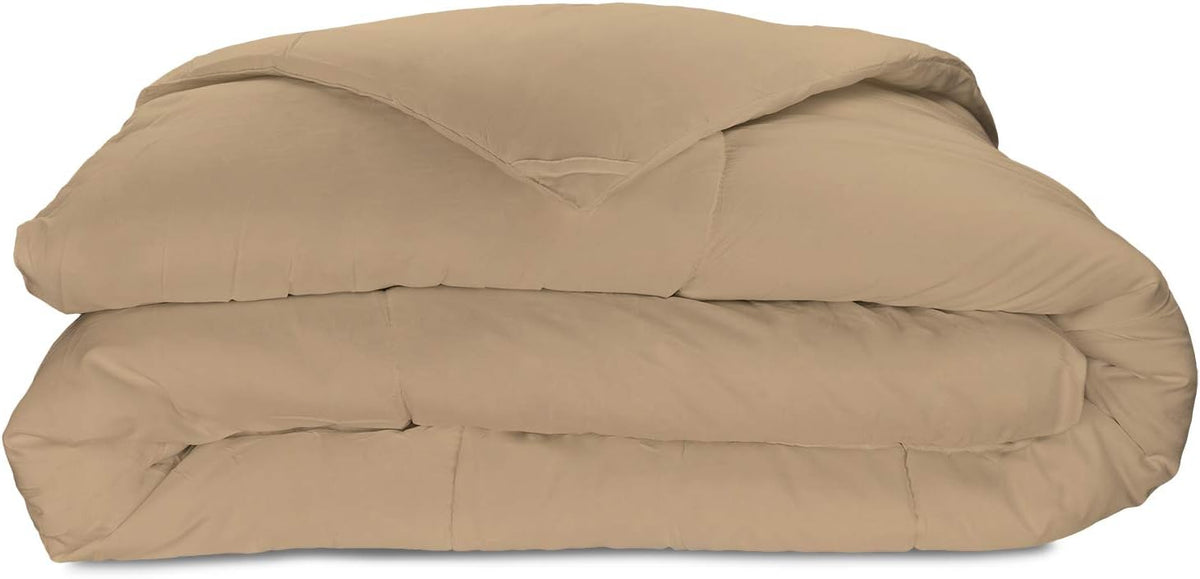 King Tan Machine Washable Down Alternative Comforter H99181