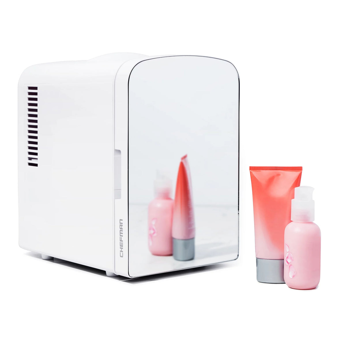 Pink Portable 4L Mini Fridge with Heating and Cooling D16020