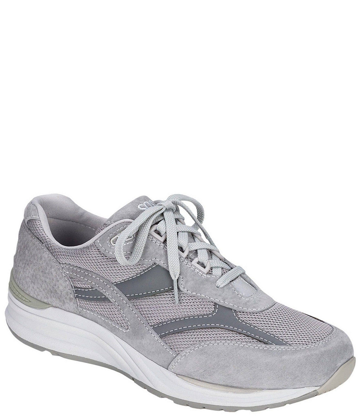 Gray Mesh Men's Shoes T773751