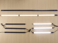 Dimmable Under Cabinet Lighting with Handwave Switch, 3*12Inch Linkable Ultra-Thin Light Fixture, Natural White 4000K (Dark Grey Cover) K749
