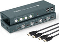 4 Port HDMI KVM Switch 4K@30Hz USB 2.0 with Cables Q663892