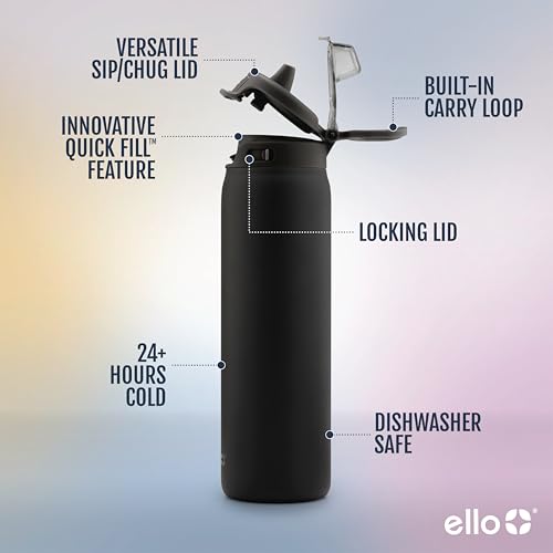 Stainless Steel Water Bottle, 22oz B6315