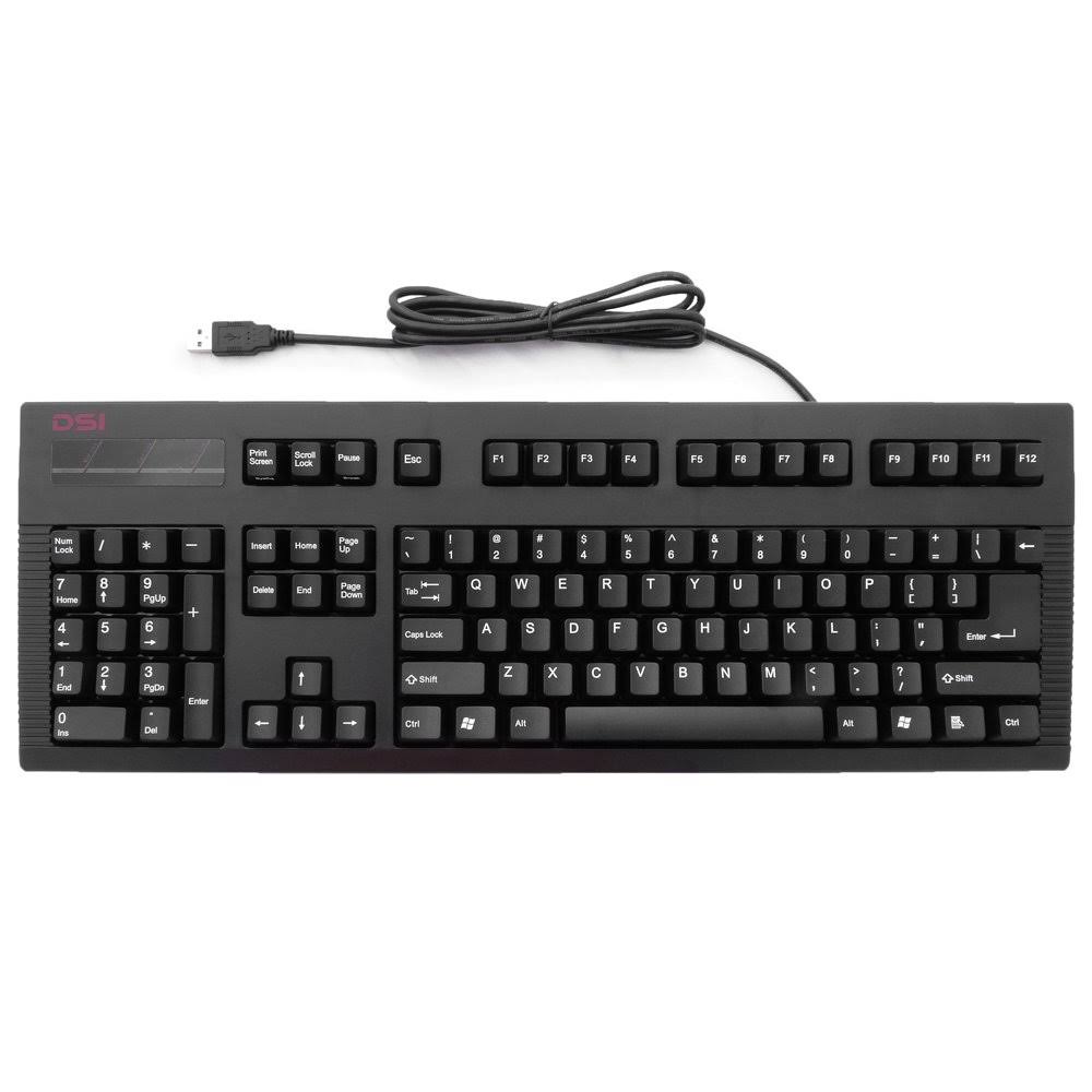 Left Handed Wired Mechanical Keyboard with Cherry Red Switches F589844