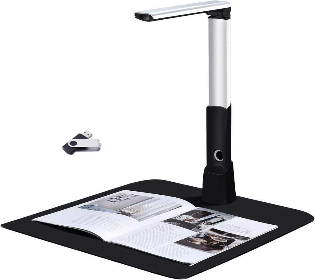 10MP CMOS Document Camera Scanner with LED Light and Microphone F6335