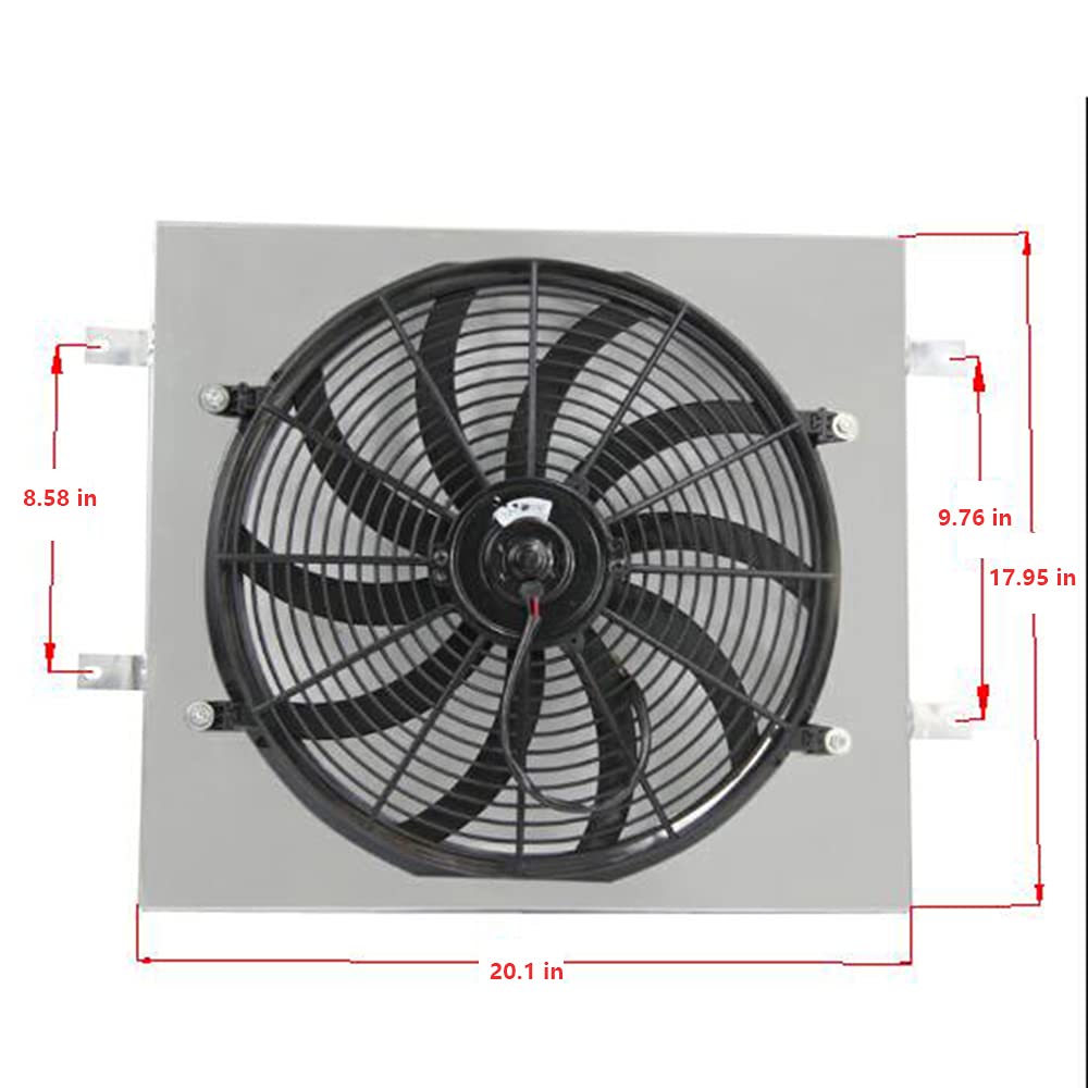 Radiator Shroud with 16'' 120W Fan G195