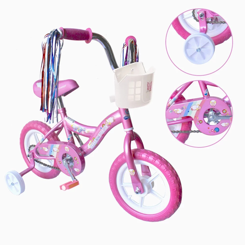 12 Kid's Beginner Bicycle Foam Tire Red C4205