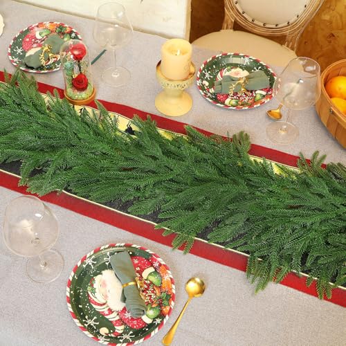 6 Ft 2 Pcs Artificial Norfolk Pine Garland Y15534