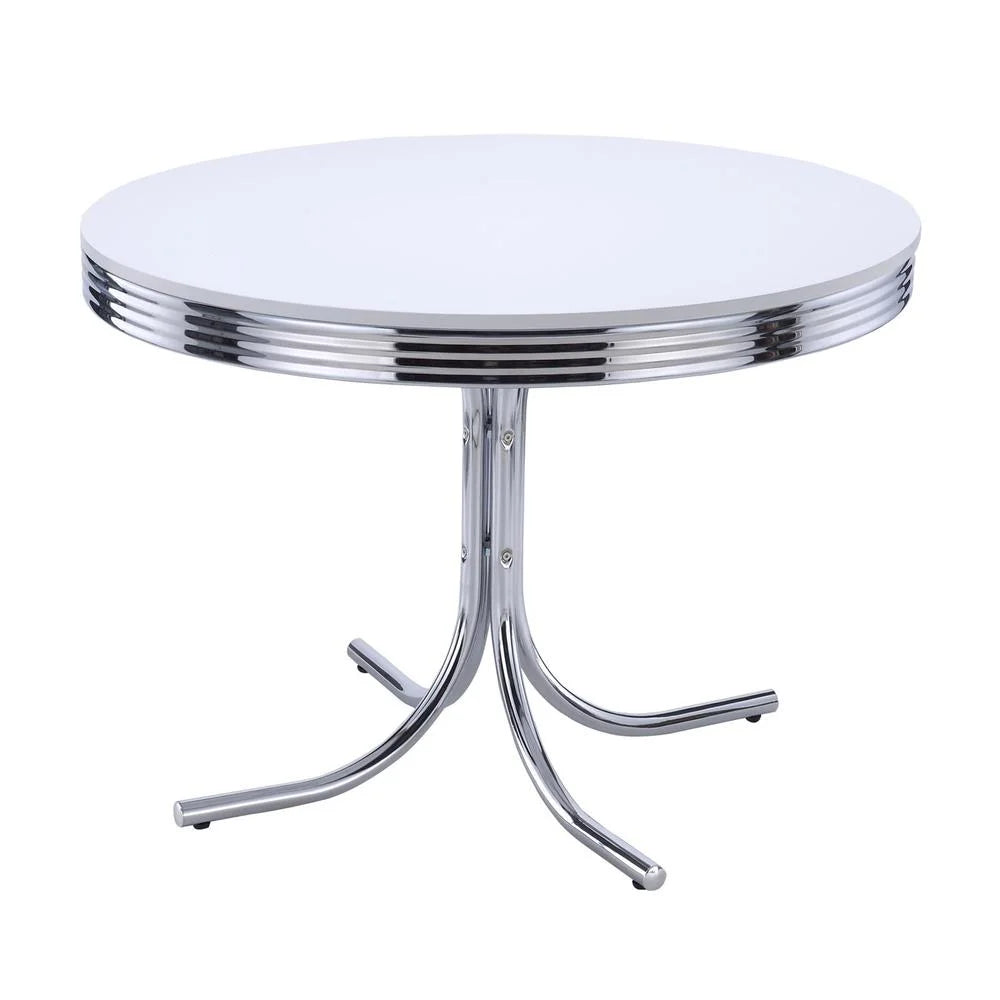5-Piece Metal Round Dining Set U189612
