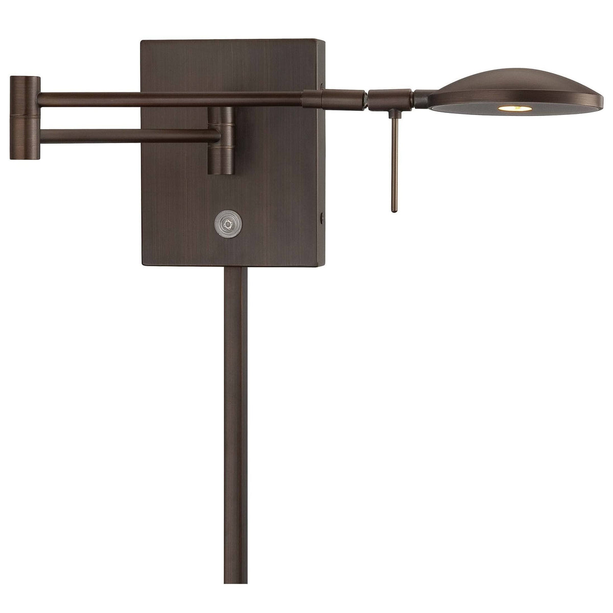 Copper Bronze Patina LED Swing Arm Wall Lamp B37809