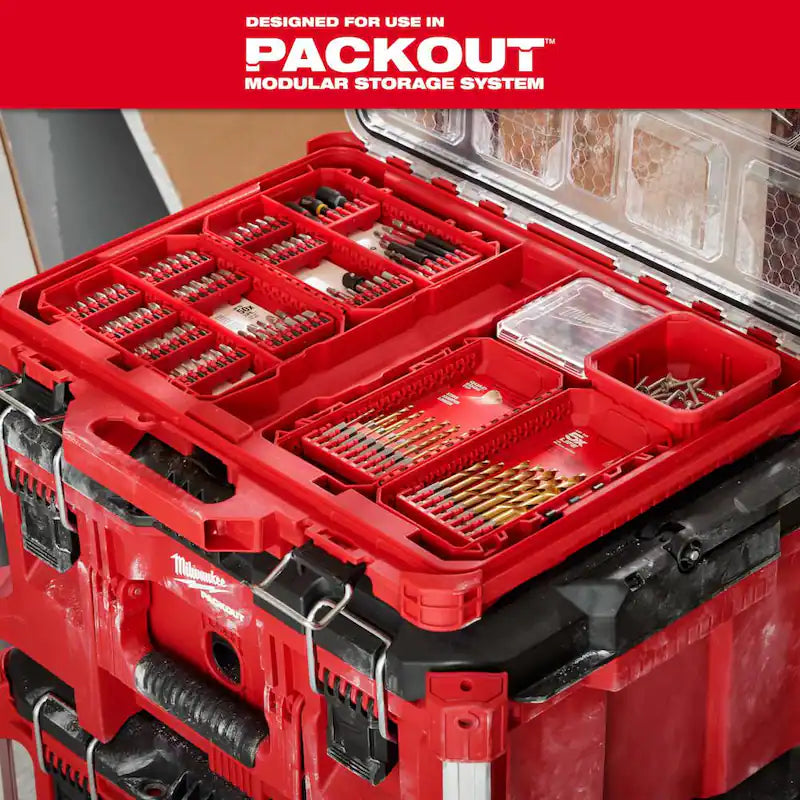 18V Cordless Drill Driver Impact Driver Combo Kit 2-Tool with 50PC Bit Set A653553