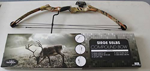 Camo Compound Bow with 5-Spot Paper Target M197190