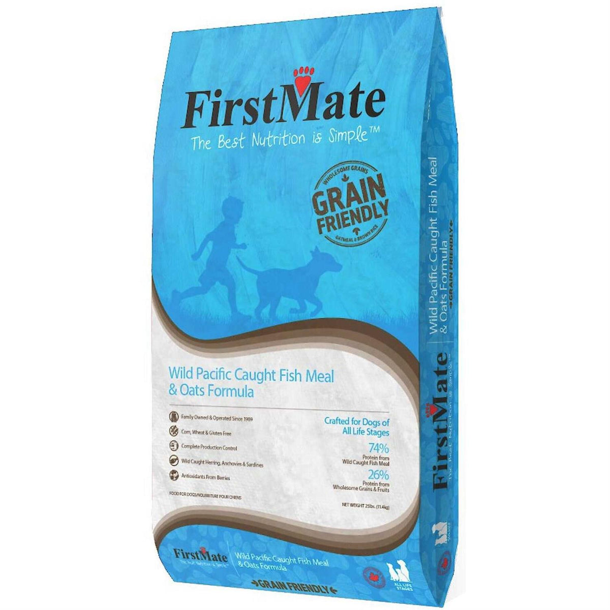 Grain Friendly Dog Food Fish & Oats J627