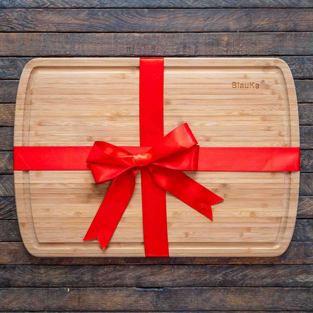 18x12" Bamboo Cutting Board with Juice Groove I97743
