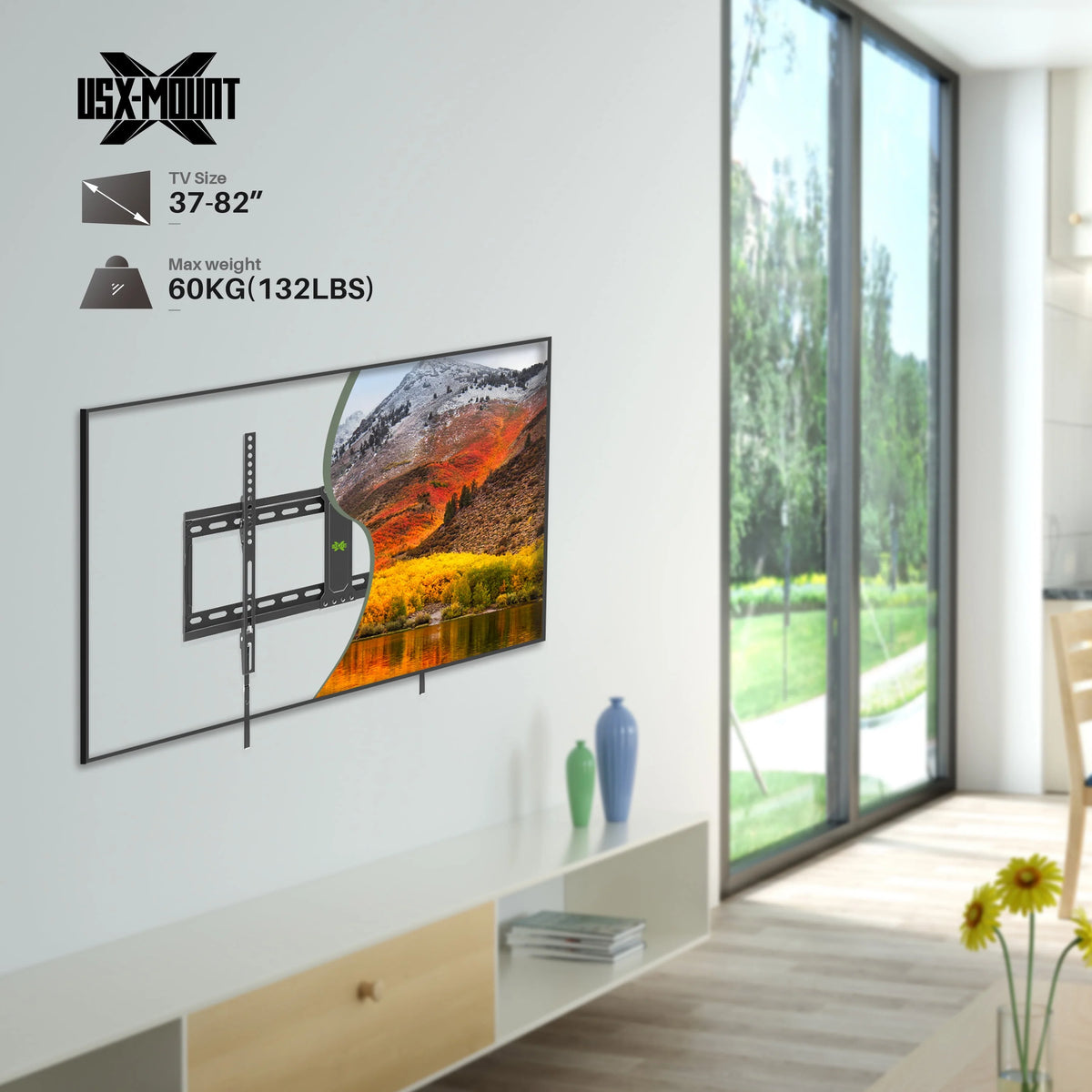 Large Tilting TV Wall Mount for 37-82 Flat Screen TVs V281