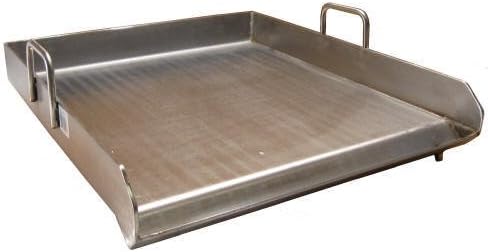 16" x 18" Stainless Steel Comal Flat Top Cooking Griddle Pack of 2 M85458