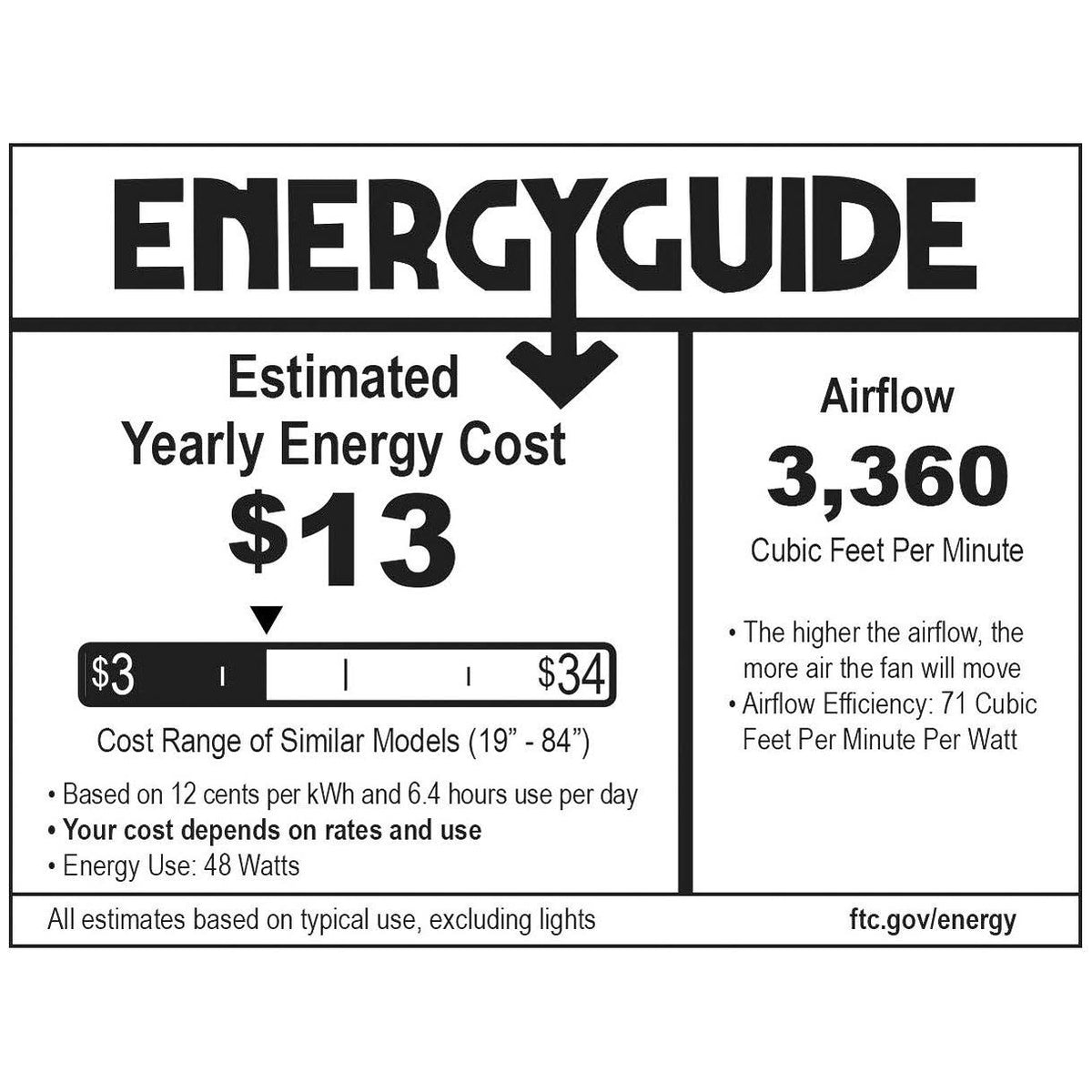 White Ceiling Fan A597