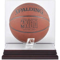 Mahogany Basketball Display Case F68690