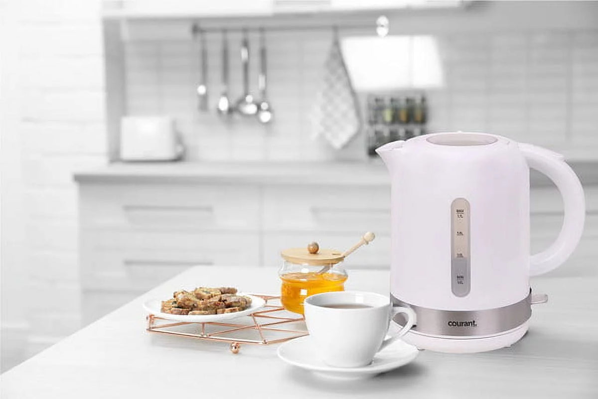 1.7l Cordless Electric Kettle White D4946