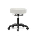 Height Adjustable Rolling Stool Gray Vinyl C3990