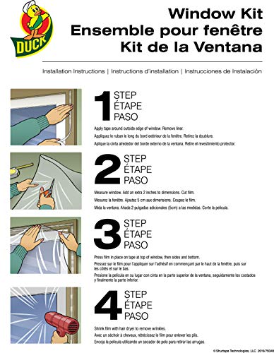 Indoor 5-Window Shrink Film Insulator Kit U375216