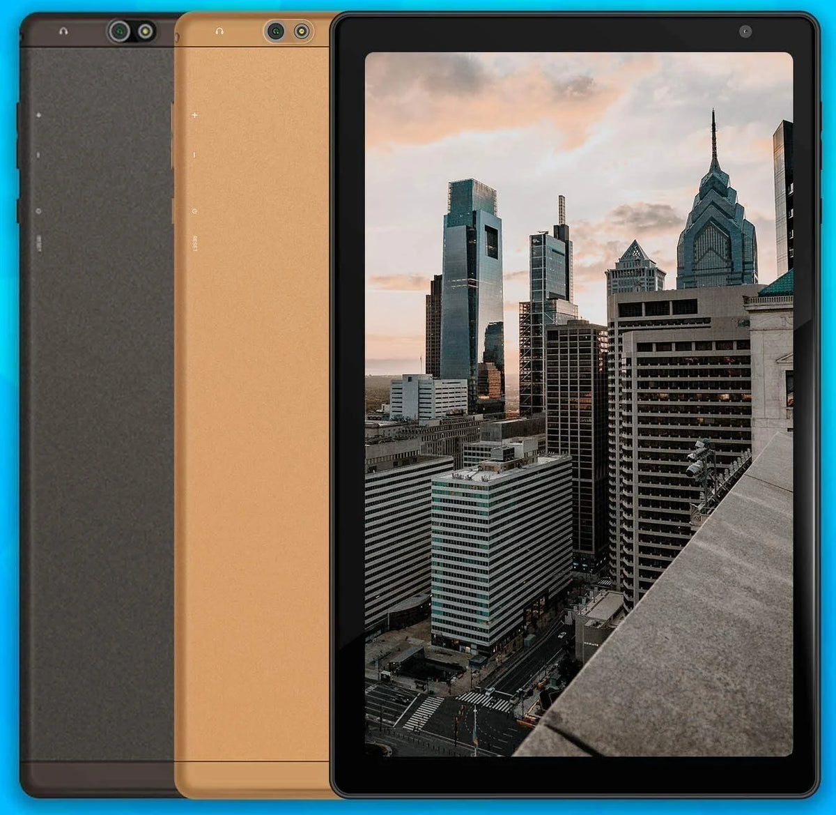 10.1” IPS Touch Screen Android Tablet, 32GB Storage (Dark Gray) K571271