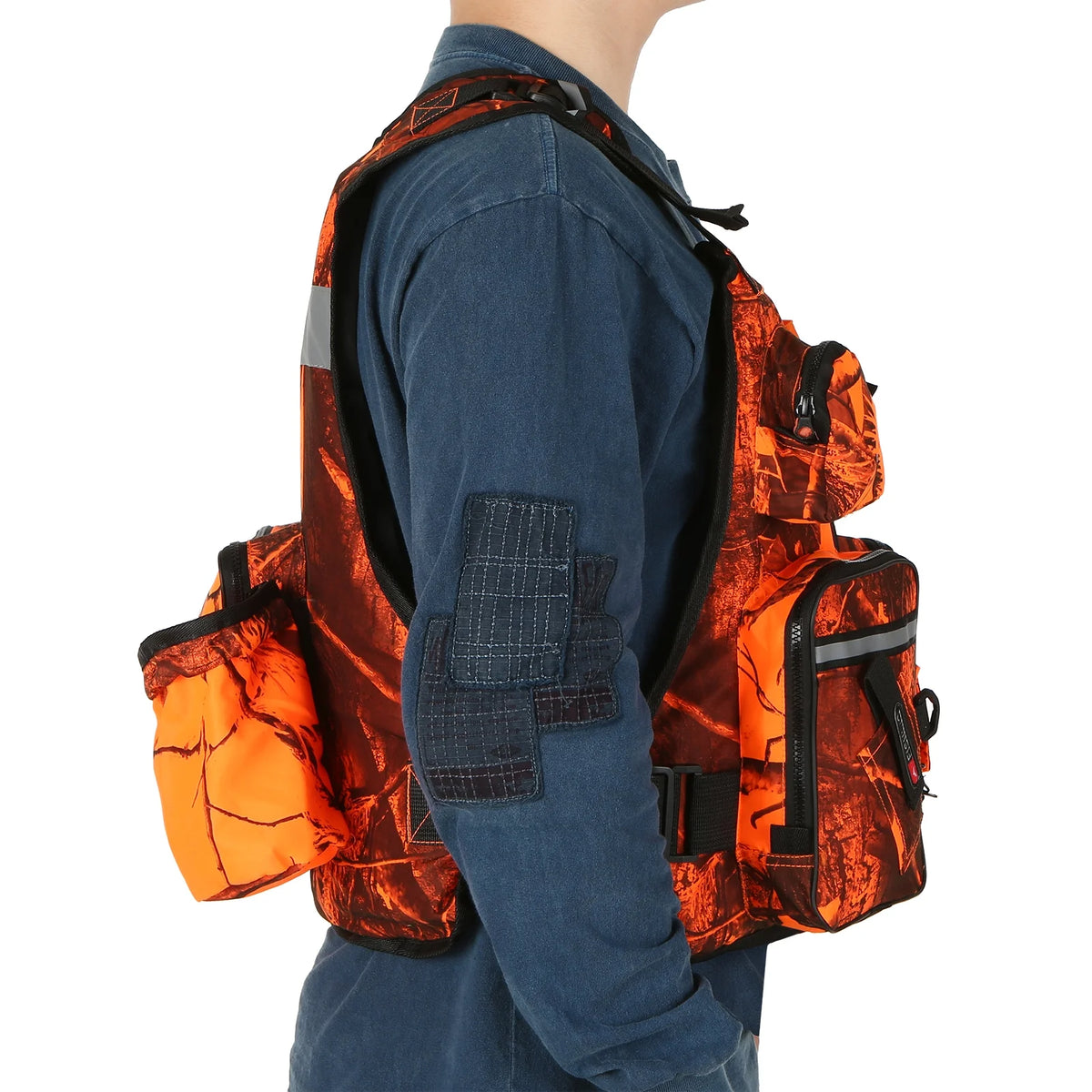 Fly Fishing Jacket Vest with Water Bottle Holder C736410