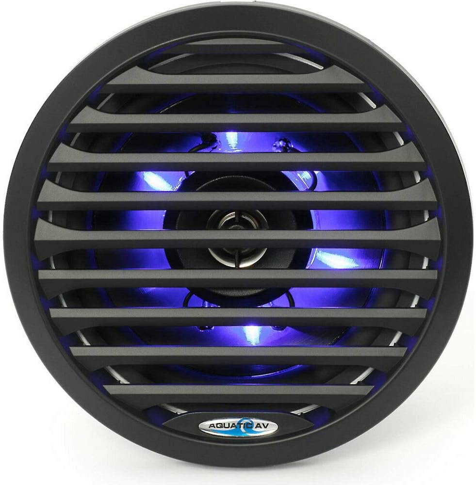 Black 6.5" Co-axial Speaker, 1 Pair N1133