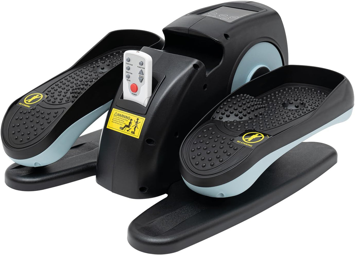 Blue Electric Elliptical Machine with Remote and LCD G957418