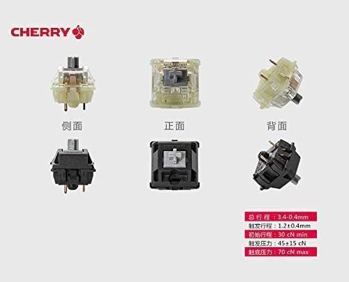 Cherry MX Switch Silver 3 Pin 10PCS Mechanical Keyboard Switch I4597