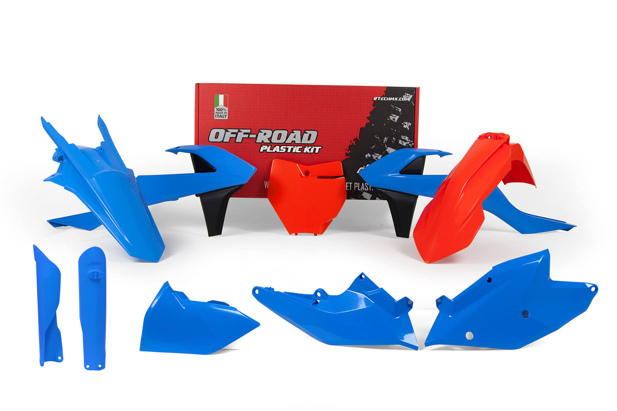 Orange Light Blue Plastic Kits B199